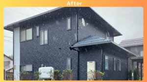 東蒲原郡阿賀町上ノ山I様邸:劣化したシーリングを一新!シックな外壁に生まれ変わりました!